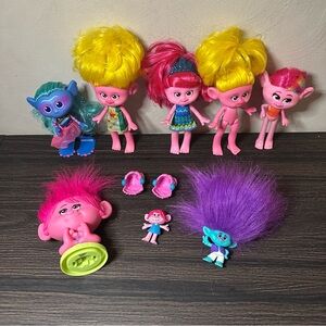 Colorful Troll Dolls Set